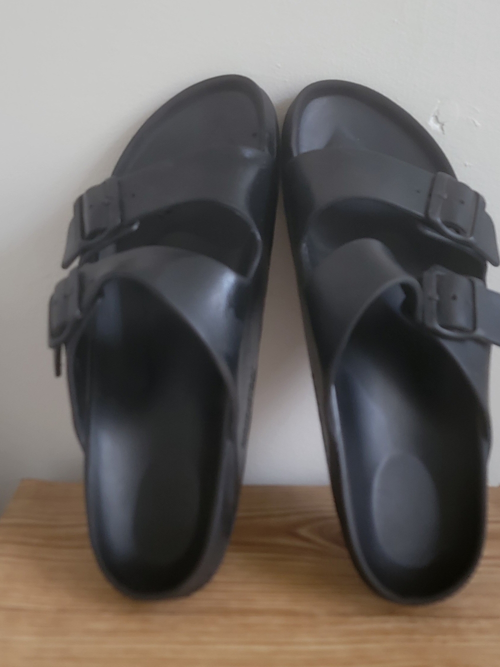 Birkenstock Arizona Essentials EVA Black Double Strap Sandals Size 8